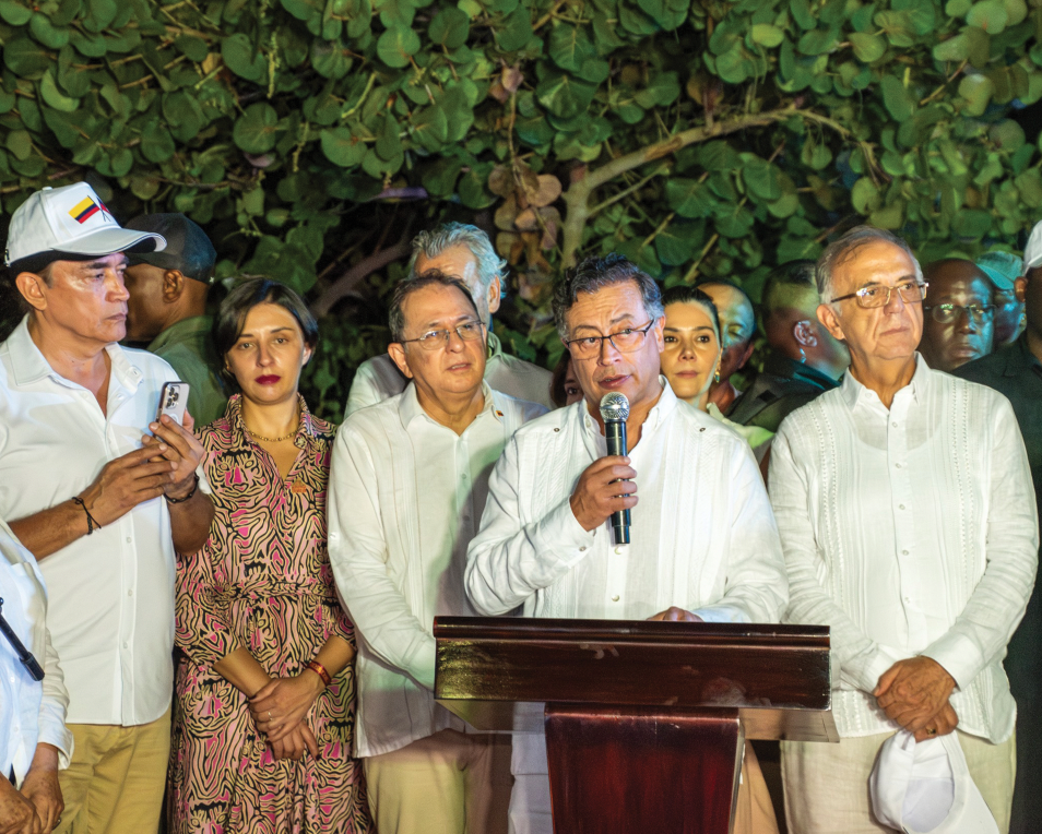 Discours du président colombien Gustavo Francisco Petro Urrego à Jacmel